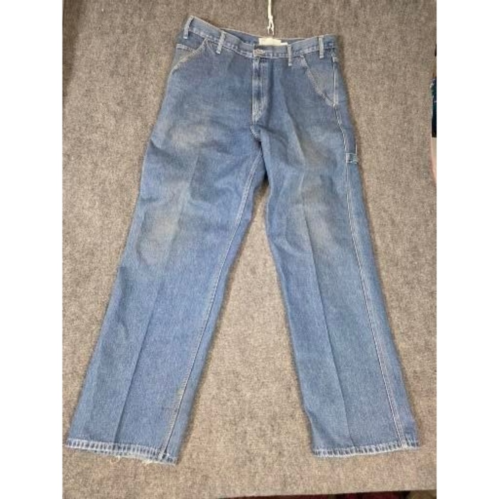 VTG Levis Mens‎ Carpenter Jeans Blue Denim Loose Fit Baggy Skater Y2K 40X36 2002